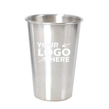 14oz Stainless Steel Pint Glass